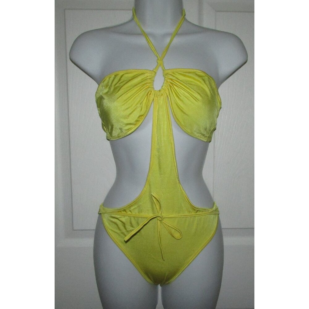 Yellow 1 Pc Monokini - NEW